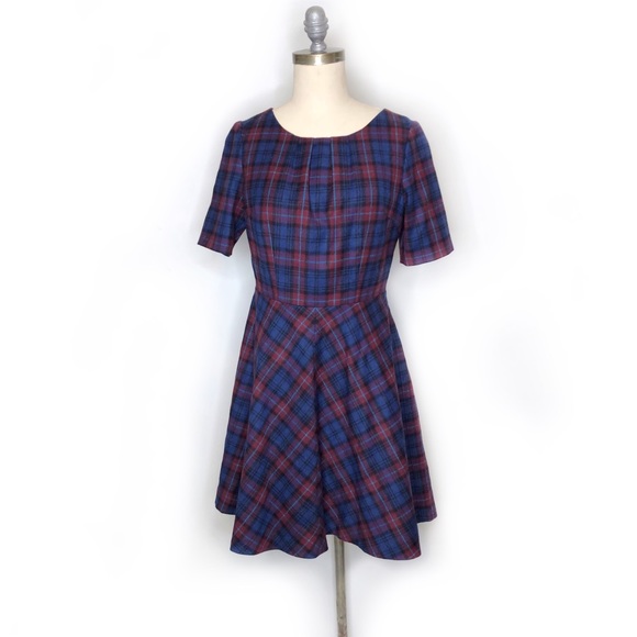 Boden Dresses & Skirts - Boden Plaid Wool Isla Dress sz 6